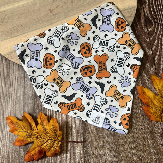 “Boo Bones” Pet Bandana