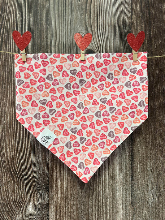 "Sweetheart Pup" Pet Bandana
