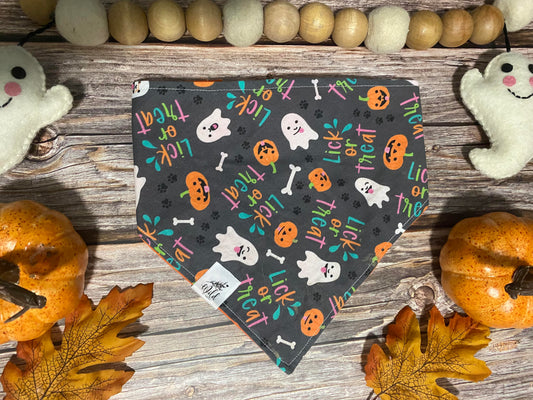 "Lick or Treat Delight" Pet Bandana