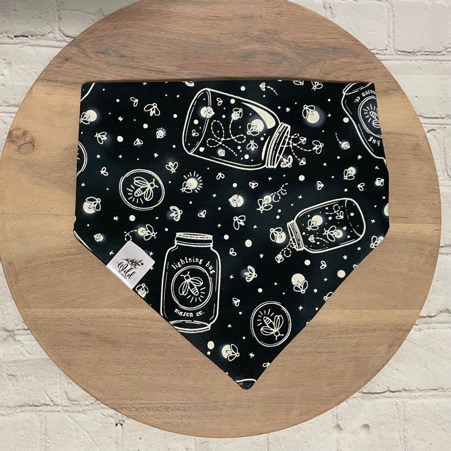 "Night Skies & Fireflies" Reversible Pet Bandana