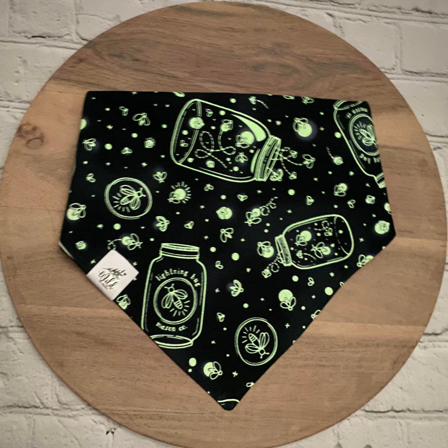 "Night Skies & Fireflies" Reversible Pet Bandana