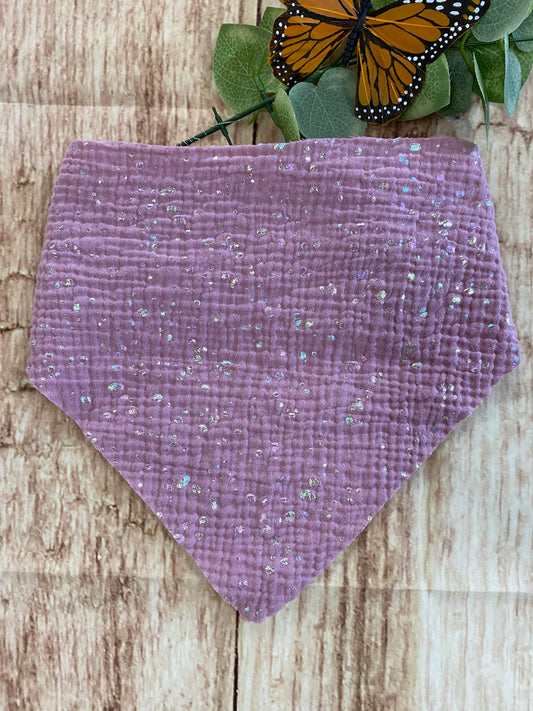 "Mauve Sparkle" Pet Bandana