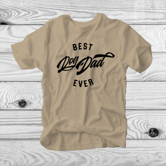 "Best Dog Dad Ever" Graphic T-Shirt