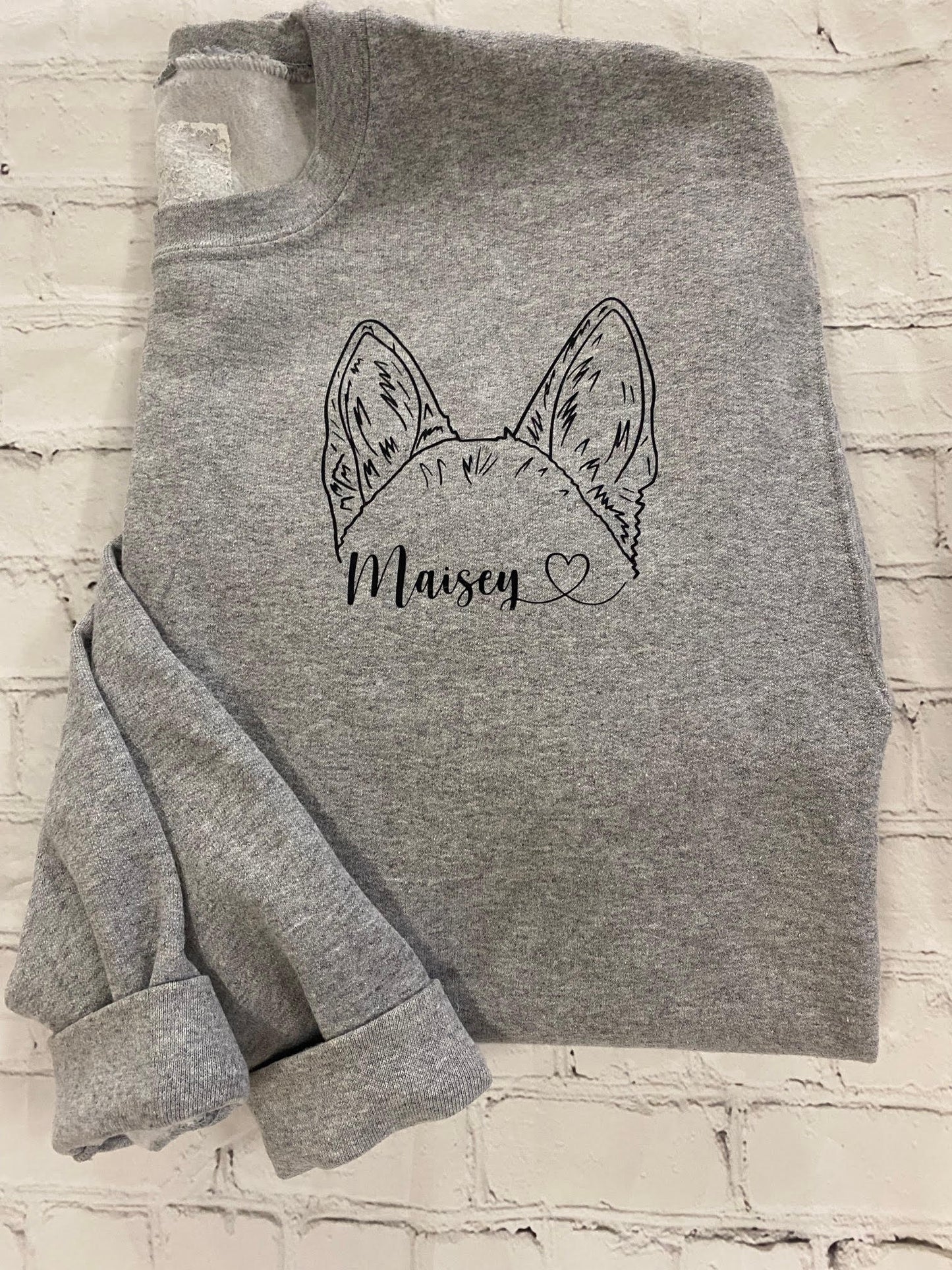 Custom Dog Ears Outline Shirt